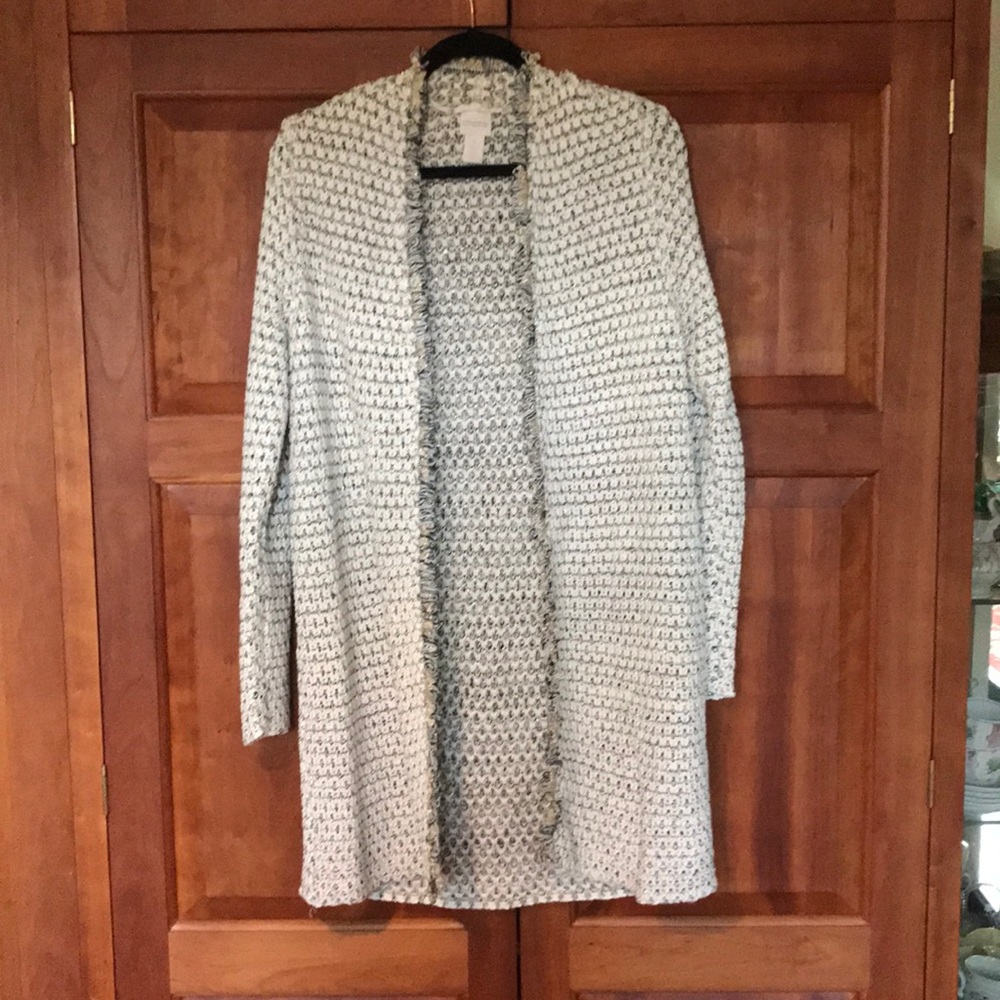 Knit sweater jacket